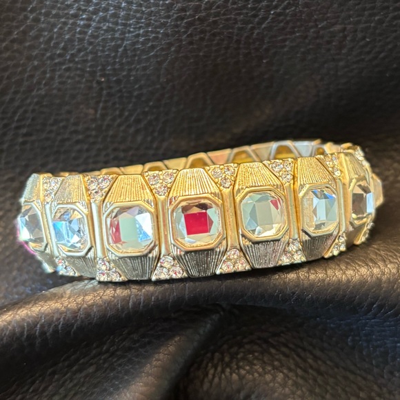 Lia Sophia Gold Stretch Bracelet - Picture 2 of 2